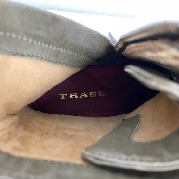 NWOB Sundance Trask Women's Brett Lace Up Combat Boots in Olive Camo, Size 6 - Picture 12 of 13